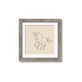 Picture of Sketched Horse I  _GroupedProduct_Square_Framed_Matted_