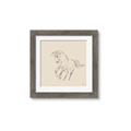 Picture of Sketched Horse I  _GroupedProduct_Square_Framed_Matted_