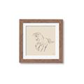 Picture of Sketched Horse I  _GroupedProduct_Square_Framed_Matted_