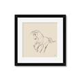 Picture of Sketched Horse I  _GroupedProduct_Square_Framed_Matted_