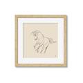Picture of Sketched Horse I  _GroupedProduct_Square_Framed_Matted_