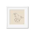 Picture of Sketched Horse I  _GroupedProduct_Square_Framed_Matted_