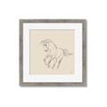 Picture of Sketched Horse I  _GroupedProduct_Square_Framed_Matted_