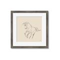 Picture of Sketched Horse I  _GroupedProduct_Square_Framed_Matted_