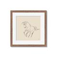 Picture of Sketched Horse I  _GroupedProduct_Square_Framed_Matted_