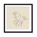 Picture of Sketched Horse I  _GroupedProduct_Square_Framed_Matted_