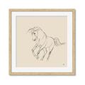 Picture of Sketched Horse I  _GroupedProduct_Square_Framed_Matted_