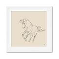 Picture of Sketched Horse I  _GroupedProduct_Square_Framed_Matted_