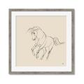 Picture of Sketched Horse I  _GroupedProduct_Square_Framed_Matted_