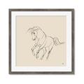 Picture of Sketched Horse I  _GroupedProduct_Square_Framed_Matted_