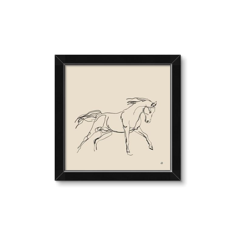 Picture of Sketched Horse II  _GroupedProduct_Square_Framed_Matted_