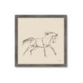 Picture of Sketched Horse II  _GroupedProduct_Square_Framed_Matted_