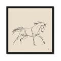 Picture of Sketched Horse II  _GroupedProduct_Square_Framed_Matted_