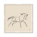 Picture of Sketched Horse II  _GroupedProduct_Square_Framed_Matted_