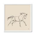 Picture of Sketched Horse II  _GroupedProduct_Square_Framed_Matted_
