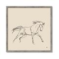 Picture of Sketched Horse II  _GroupedProduct_Square_Framed_Matted_