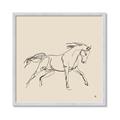 Picture of Sketched Horse II  _GroupedProduct_Square_Framed_Matted_