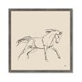 Picture of Sketched Horse II  _GroupedProduct_Square_Framed_Matted_