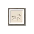 Picture of Sketched Horse II  _GroupedProduct_Square_Framed_Matted_