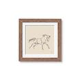 Picture of Sketched Horse II  _GroupedProduct_Square_Framed_Matted_