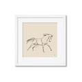 Picture of Sketched Horse II  _GroupedProduct_Square_Framed_Matted_