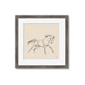 Picture of Sketched Horse II  _GroupedProduct_Square_Framed_Matted_