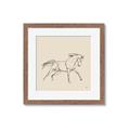 Picture of Sketched Horse II  _GroupedProduct_Square_Framed_Matted_