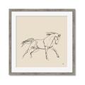 Picture of Sketched Horse II  _GroupedProduct_Square_Framed_Matted_
