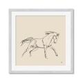 Picture of Sketched Horse II  _GroupedProduct_Square_Framed_Matted_