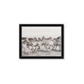 Picture of Horses Running in Water _GroupedProduct_Rectangle_Landscape_Photography _GroupedProduct_Rectangle_Landscape_Framed_Matted_