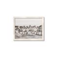 Picture of Horses Running in Water _GroupedProduct_Rectangle_Landscape_Photography _GroupedProduct_Rectangle_Landscape_Framed_Matted_