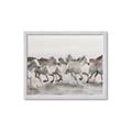 Picture of Horses Running in Water _GroupedProduct_Rectangle_Landscape_Photography _GroupedProduct_Rectangle_Landscape_Framed_Matted_