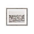 Picture of Horses Running in Water _GroupedProduct_Rectangle_Landscape_Photography _GroupedProduct_Rectangle_Landscape_Framed_Matted_