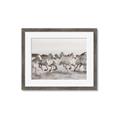 Picture of Horses Running in Water _GroupedProduct_Rectangle_Landscape_Photography _GroupedProduct_Rectangle_Landscape_Framed_Matted_