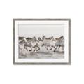 Picture of Horses Running in Water _GroupedProduct_Rectangle_Landscape_Photography _GroupedProduct_Rectangle_Landscape_Framed_Matted_