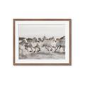 Picture of Horses Running in Water _GroupedProduct_Rectangle_Landscape_Photography _GroupedProduct_Rectangle_Landscape_Framed_Matted_
