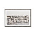 Picture of Horses Running in Water _GroupedProduct_Rectangle_Landscape_Photography _GroupedProduct_Rectangle_Landscape_Framed_Matted_