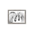 Picture of Face Off Horses _GroupedProduct_Rectangle_Landscape_Photography _GroupedProduct_Rectangle_Landscape_Framed_Matted_