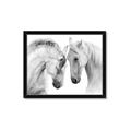 Picture of Face Off Horses _GroupedProduct_Rectangle_Landscape_Photography _GroupedProduct_Rectangle_Landscape_Framed_Matted_