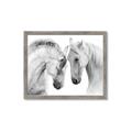 Picture of Face Off Horses _GroupedProduct_Rectangle_Landscape_Photography _GroupedProduct_Rectangle_Landscape_Framed_Matted_