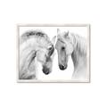 Picture of Face Off Horses _GroupedProduct_Rectangle_Landscape_Photography _GroupedProduct_Rectangle_Landscape_Framed_Matted_