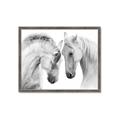 Picture of Face Off Horses _GroupedProduct_Rectangle_Landscape_Photography _GroupedProduct_Rectangle_Landscape_Framed_Matted_