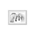 Picture of Face Off Horses _GroupedProduct_Rectangle_Landscape_Photography _GroupedProduct_Rectangle_Landscape_Framed_Matted_