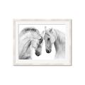 Picture of Face Off Horses _GroupedProduct_Rectangle_Landscape_Photography _GroupedProduct_Rectangle_Landscape_Framed_Matted_
