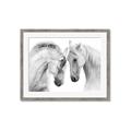 Picture of Face Off Horses _GroupedProduct_Rectangle_Landscape_Photography _GroupedProduct_Rectangle_Landscape_Framed_Matted_