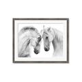 Picture of Face Off Horses _GroupedProduct_Rectangle_Landscape_Photography _GroupedProduct_Rectangle_Landscape_Framed_Matted_
