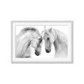Picture of Face Off Horses _GroupedProduct_Rectangle_Landscape_Photography _GroupedProduct_Rectangle_Landscape_Framed_Matted_
