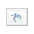 Picture of Sea Turtle I  _GroupedProduct_Rectangle_Landscape_Framed_Matted_