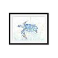 Picture of Sea Turtle I  _GroupedProduct_Rectangle_Landscape_Framed_Matted_
