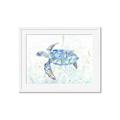 Picture of Sea Turtle I  _GroupedProduct_Rectangle_Landscape_Framed_Matted_